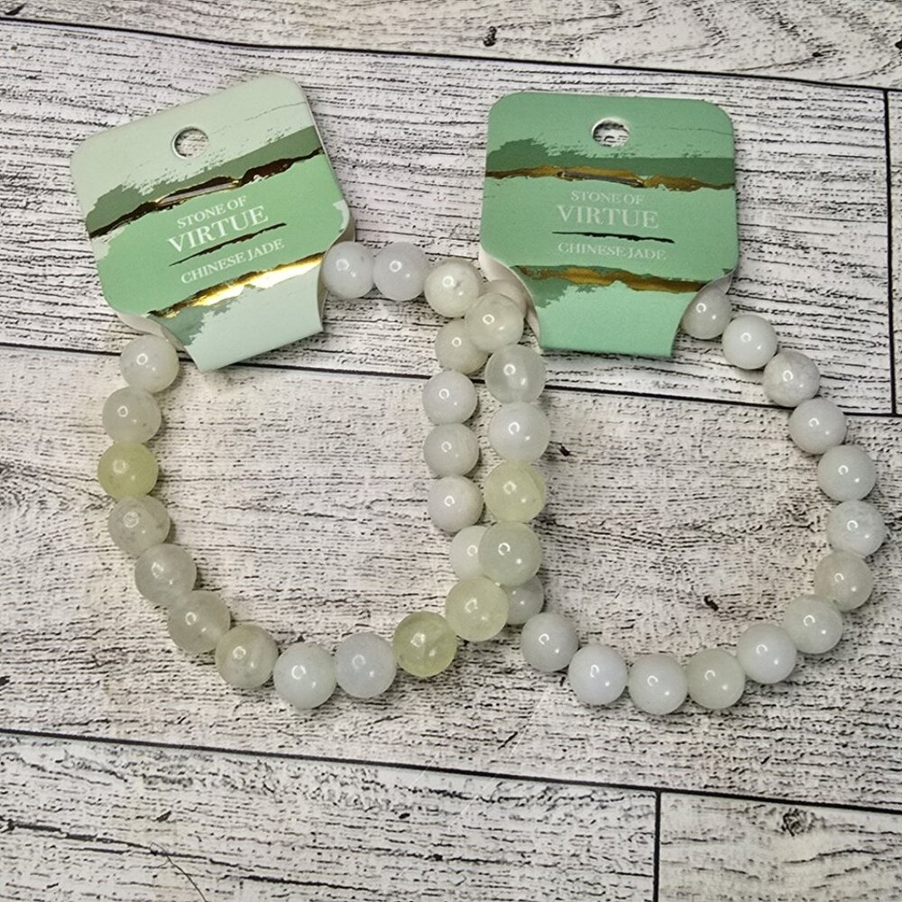 Chinese Jade Crystal Bracelet